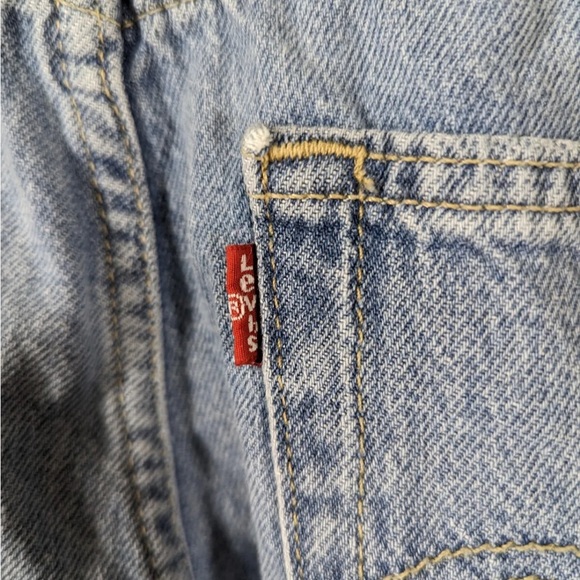 Levis Jeans Women High Waisted Straight Blue 32x29 Ladies Levi Strauss Hemp - Picture 11 of 15